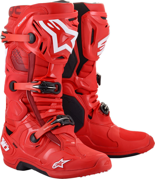Alpinestars Tech 10 Motocross Boots MX Red