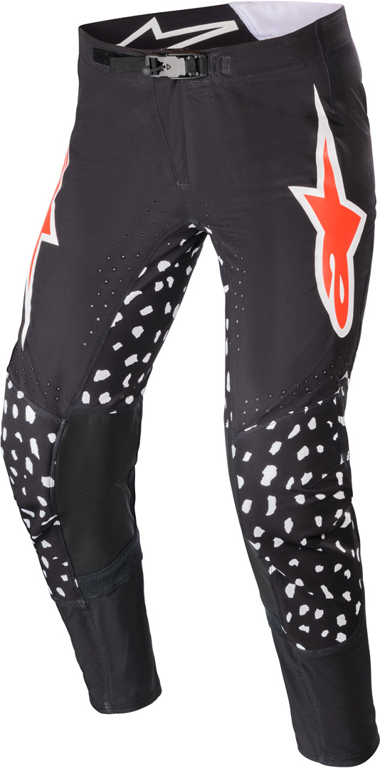 Alpinestars 骑行裤 Supertech长裤 黑色/霓虹红