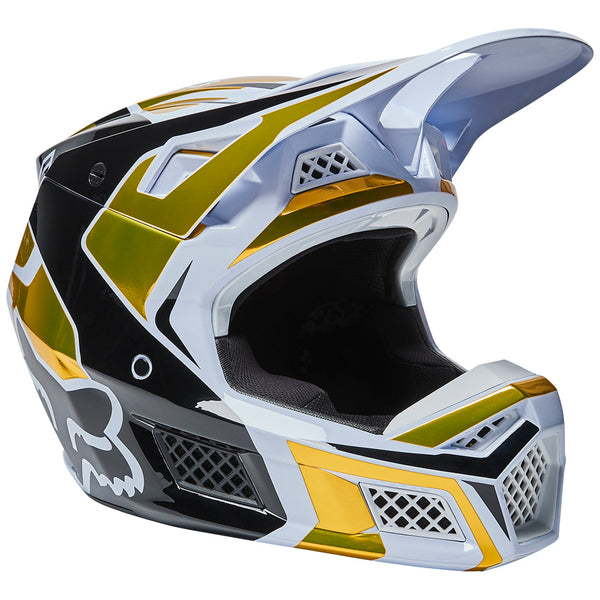 FOX 头盔 V3 RS Mirer Helmet ECE [白/黑]