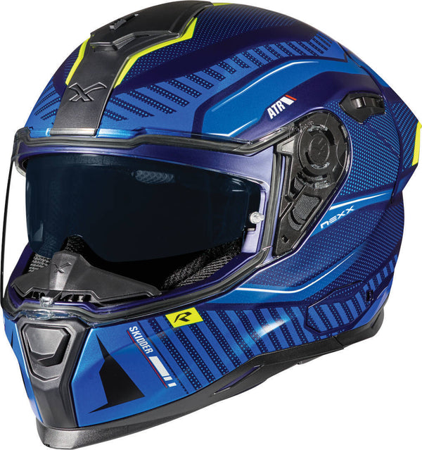 Nexx SX.100R Skidder Helmet Blue/Yellow