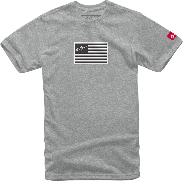 ALPINESTARS T恤 Flagged Tee Grey Heather