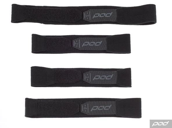 Pod 青少年款 护具配件 Knee Brace Replacement Strap Set Black/Grey Youth