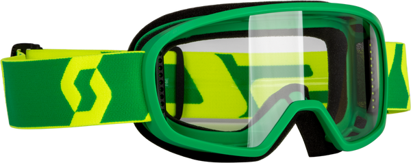 SCOTT 风镜 Youth Buzz MX Goggle Clear Green/Yellow Youth