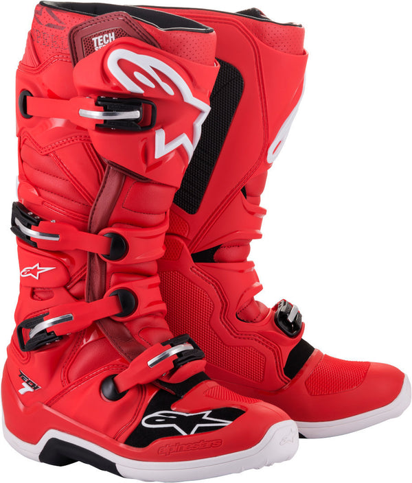 Alpinestars Tech 7 Motocross Boots Red