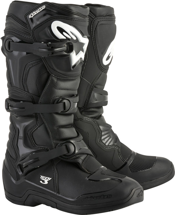 Alpinestars Tech 3 Motorcycle Motocross Boots Black