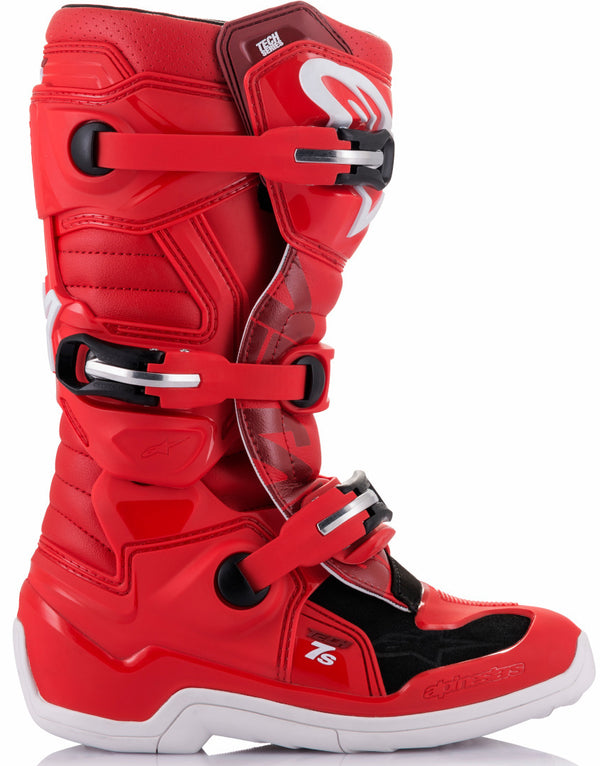 Alpinestars Tech 7S Youth Motocross Boots Red