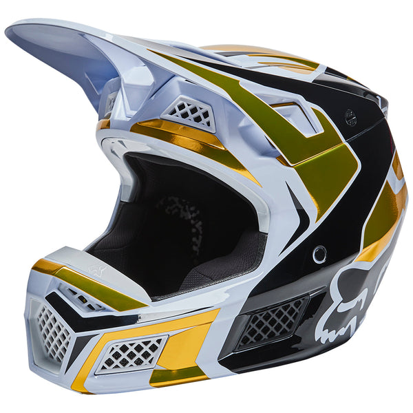 FOX 头盔 V3 RS Mirer Helmet ECE [白/黑]