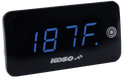 KOSO 仪表 Super Slim Touch Screen Volt & Temp Gauge