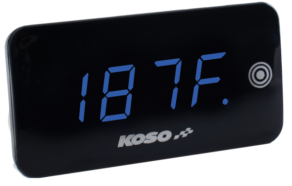 KOSO 仪表 Super Slim Touch Screen Volt & Temp Gauge