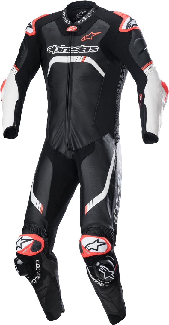 ALPINESTARS 骑行服 GP Tech 4 One Piece Motorcycle Leather Suit Black/White