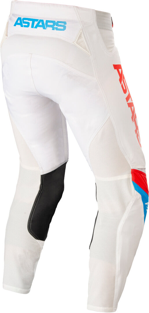 ALPINESTARS 骑行裤 Techstar Pants TECHSTAR Off White/Neon Blue/Bright Red