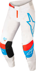 ALPINESTARS 骑行裤 Techstar Pants TECHSTAR Off White/Neon Blue/Bright Red