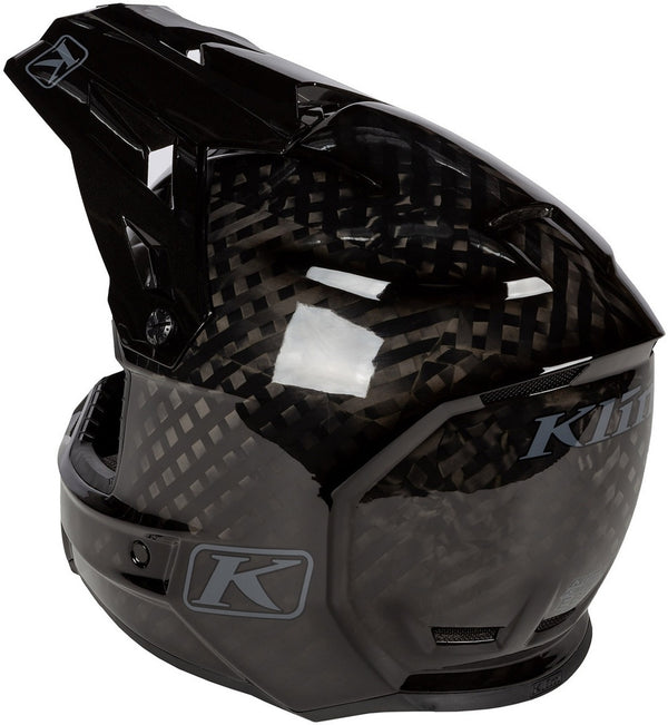 KLIM  头盔 Klim F3 Carbon Motocross Helmet Black