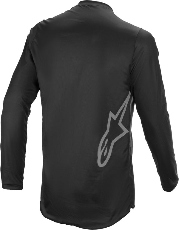 ALPINESTARS 骑行衣 Fluid Jersey Black/Dark Grey FLUID