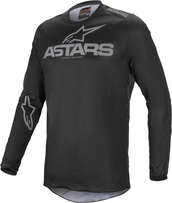 ALPINESTARS 骑行衣 Fluid Jersey Black/Dark Grey FLUID