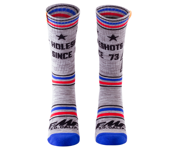 FMF APPAREL 骑行袜 Holeshot Socks Grey Heather
