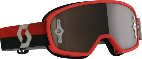 SCOTT 风镜 Youth Buzz MX Pro Goggle Red/Grey Gold Chrome Youth