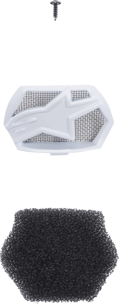 Alpinestars M10 通风口 M8/M10 Helmet Chin Vent White Gloss