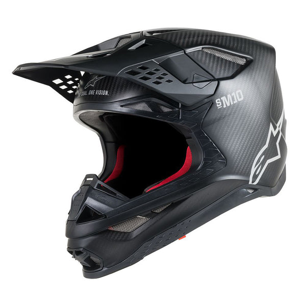 Alpinestars M10 头盔 Solid Motocross Helmet Black Matt