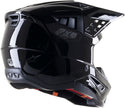 Alpinestars 头盔 S-M5 Helmet 黑/银 高光 S-M5 越野