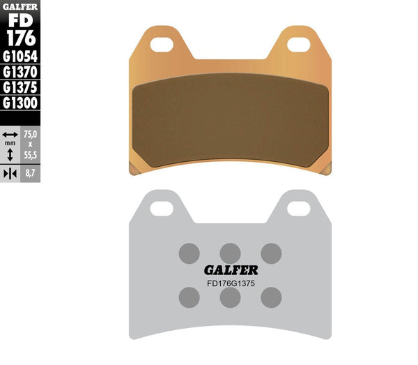 GALFER 刹车片 SINTERED CERAMIC FD176G1375