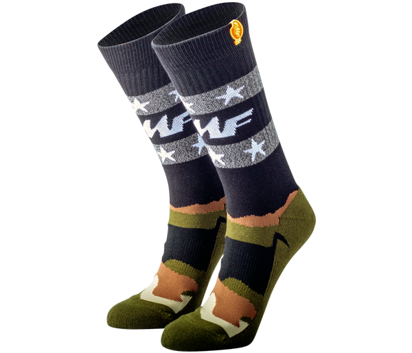 FMF APPAREL 骑行袜 Camo Stars Socks Camouflage