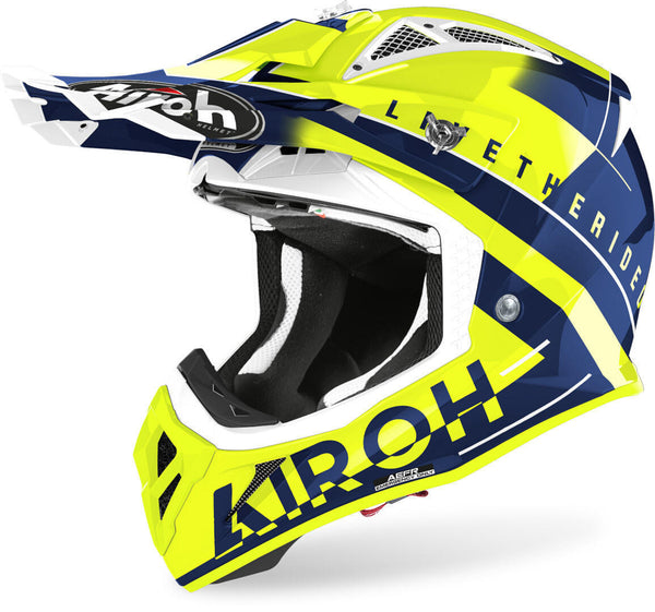 Airoh Aviator ACE Amaze Motocross Helmet Blue