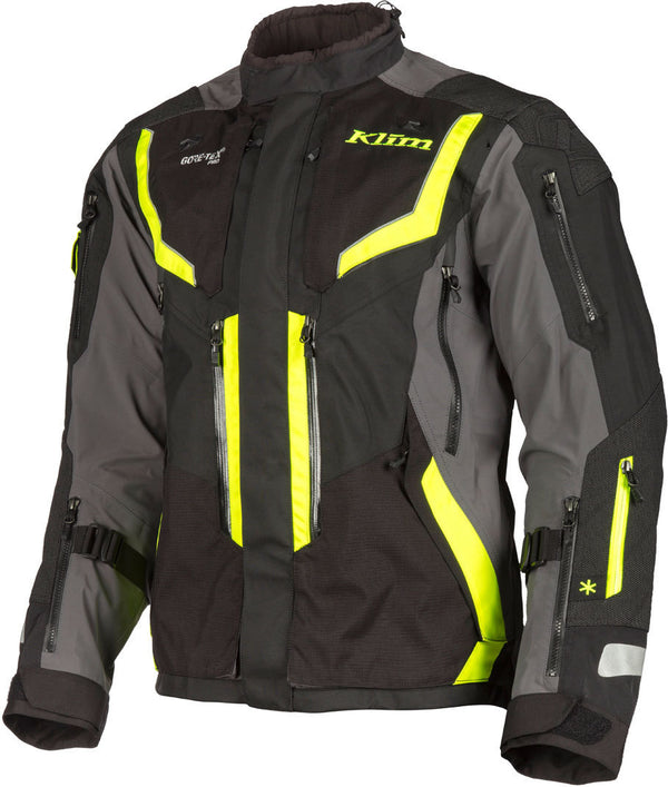 Klim Badlands Pro Motorcycle Textile Jacket Neon Yellow