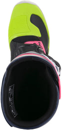 ALPINESTARS 骑行靴 Tech 3S Boots Youth Black/Dark Blue/Fluorescent Pink TECH 3