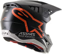 Alpinestars M5 头盔 S-M5 Compass Motocross Helmet Black Matt/Orange