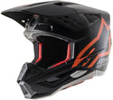 Alpinestars M5 头盔 S-M5 Compass Motocross Helmet Black Matt/Orange