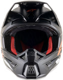 Alpinestars M5 头盔 S-M5 Compass Motocross Helmet Black Matt/Orange