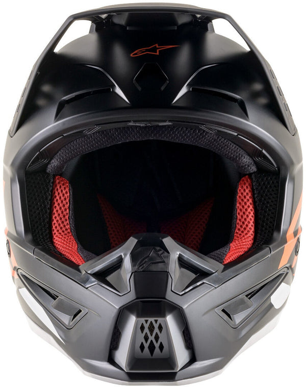 Alpinestars M5 头盔 S-M5 Compass Motocross Helmet Black Matt/Orange