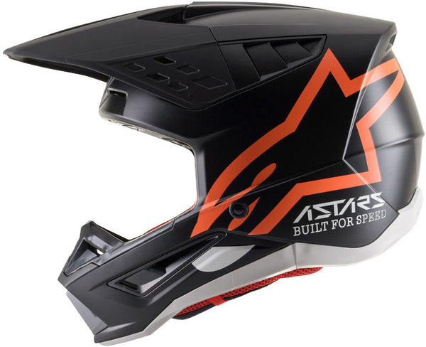 Alpinestars M5 头盔 S-M5 Compass Motocross Helmet Black Matt/Orange