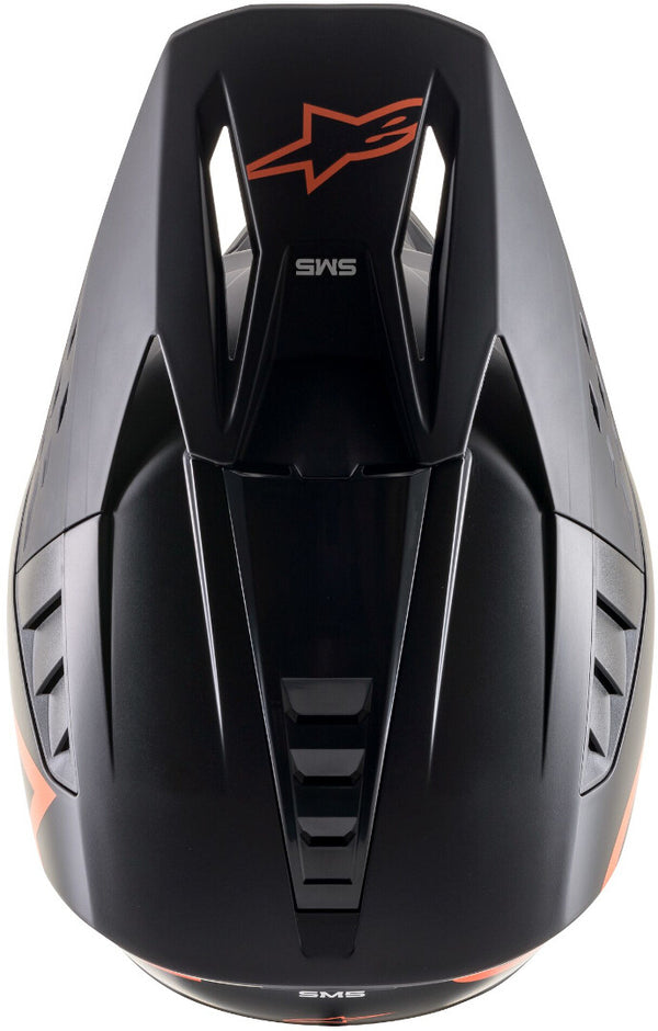 Alpinestars M5 头盔 S-M5 Compass Motocross Helmet Black Matt/Orange