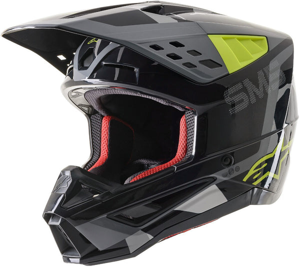 Alpinestars S-M5 Rover Motocross Helmet MX Black/Grey/Green