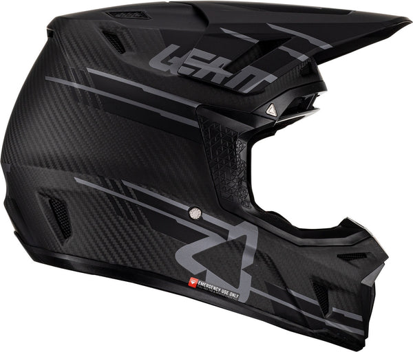 LEATT 头盔 9.5 Carbon Stealth Motocross Helmet with Goggles