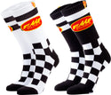 FMF APPAREL 骑行袜 Checker Socks 2pk
