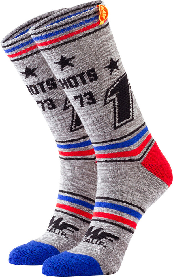 FMF APPAREL 骑行袜 Holeshot Socks Grey Heather