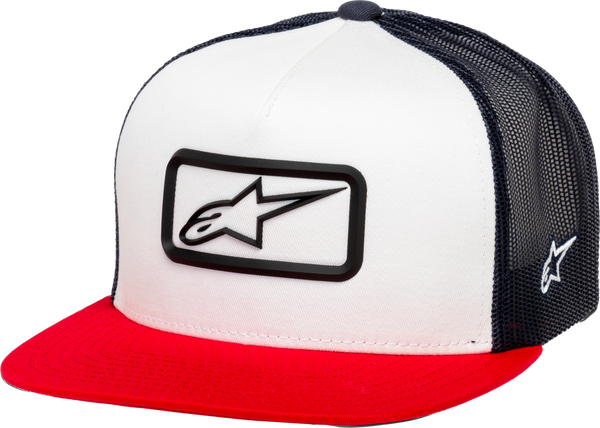 ALPINESTARS 帽子/面罩 Racer Trucker Hat White/Red