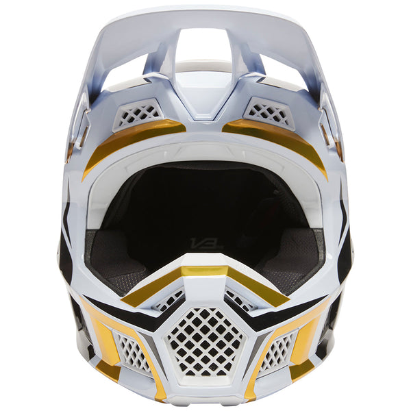 FOX 头盔 V3 RS Mirer Helmet ECE [白/黑]