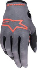 Alpinestars 手套 Radar Gloves Magnet/Neon Red