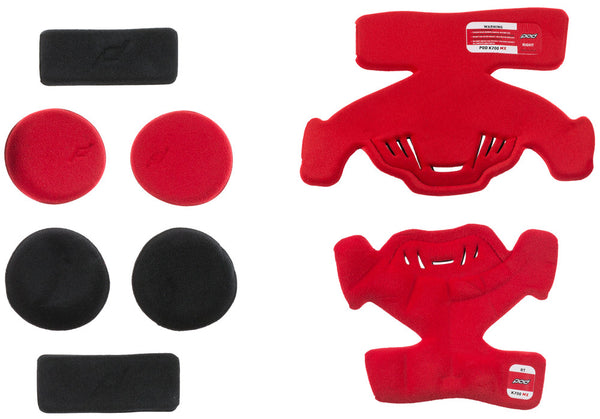 Pod 护具配件 Knee Brace Replacement Pad Set Right Red