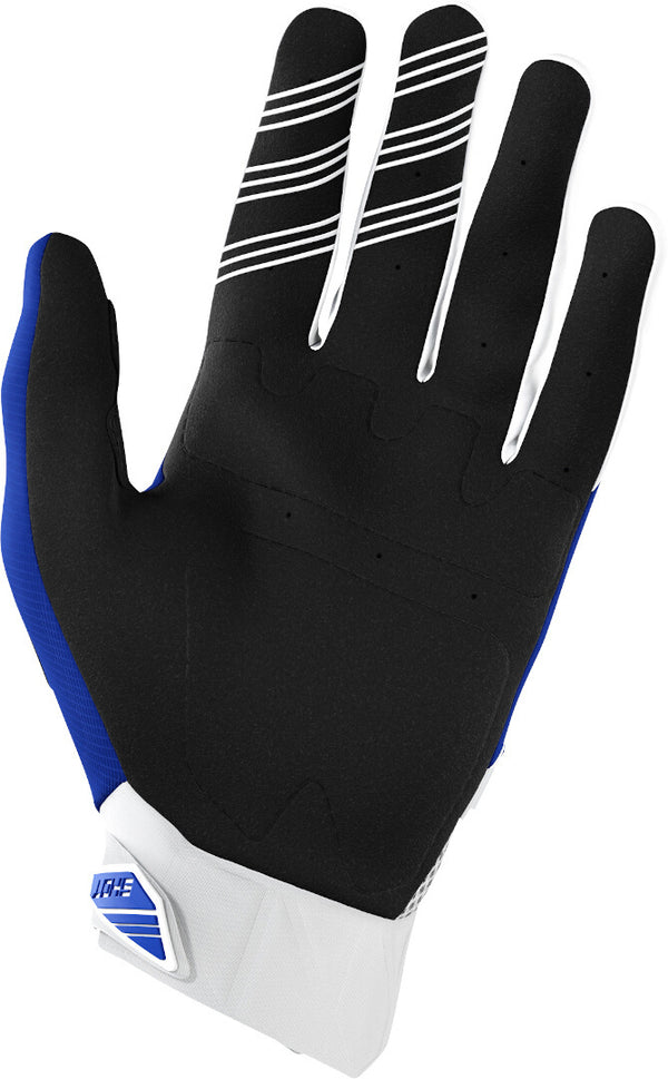 Shot Devo Kids Motocross Gloves Blue/White